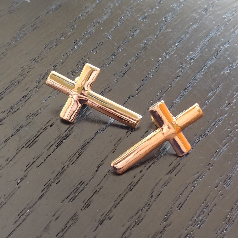 Charming Charlie cross earrings